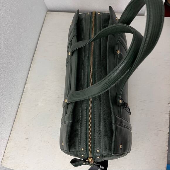 NWT Brooks Brothers green medicine bag purse - Picture 6 of 15